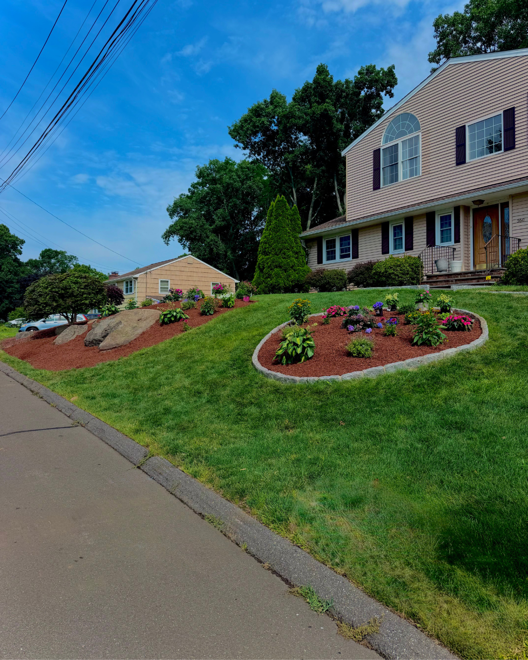 Custom Landscape Planting Project in Stratford, CT