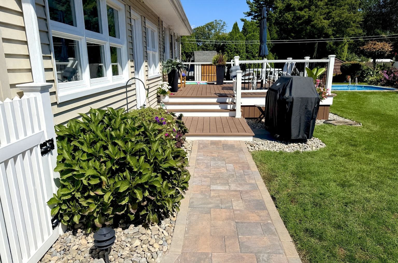 Paver Walkway Hardscape Project, Landscaping Services in Stratford CT